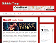 Tablet Screenshot of midnighttango.co.uk